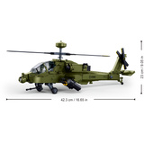 Sluban ModelBricks - AH-64D Apache Longbow aanvalshelikopter Constructiespeelgoed Schaal 1:35