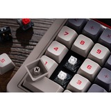 8BitDo Retro 18 Mechanical Numpad - N Edition Grijs/rood, Kaih Box White switch V2, Dye-sub PST keycaps, USB / 2,4 GHz / Bluetooth