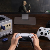 8BitDo Retro Receiver for Nintendo Gamecube bluetooth adapter Blauw, Bluetooth LE