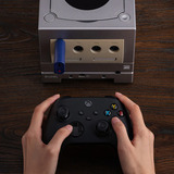 8BitDo Retro Receiver for Nintendo Gamecube bluetooth adapter Blauw, Bluetooth LE