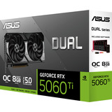 ASUS DUAL GeForce RTX 5060 Ti OC 8G grafische kaart 3x DisplayPort, 1x HDMI