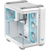 ASUS TUF Gaming GT502 Horizon ARGB midi tower behuizing Wit | 3x USB-A | 1x USB-C | Tempered Glass