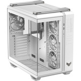 ASUS TUF Gaming GT502 Horizon ARGB midi tower behuizing Wit | 3x USB-A | 1x USB-C | Tempered Glass
