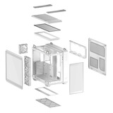 ASUS TUF Gaming GT502 Horizon ARGB midi tower behuizing Wit | 3x USB-A | 1x USB-C | Tempered Glass