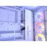 Corsair FRAME 4000D LCD RS ARGB Premium midi tower behuizing Wit | 3x USB-C | RGB | Tempered Glass