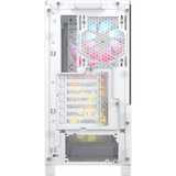 Corsair FRAME 4000D LCD RS ARGB Premium midi tower behuizing Wit | 3x USB-C | RGB | Tempered Glass