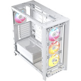 Corsair FRAME 4000D LCD RS ARGB midi tower behuizing Wit | 3x USB-C | RGB | Tempered Glass