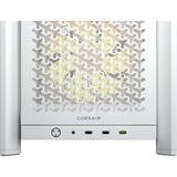 Corsair FRAME 4000D LCD RS ARGB midi tower behuizing Wit | 3x USB-C | RGB | Tempered Glass