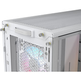 Corsair FRAME 4000D LCD RS ARGB midi tower behuizing Wit | 3x USB-C | RGB | Tempered Glass