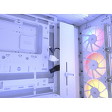 Corsair FRAME 4000D LCD RS ARGB midi tower behuizing Wit | 3x USB-C | RGB | Tempered Glass