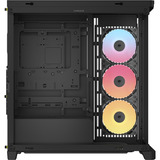 Corsair FRAME 4500X RS-R ARGB + NAUTILUS 360 RS ARGB midi tower behuizing Zwart | 2x USB-A | 1x USB-C | Tempered Glass