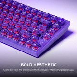 Corsair K65 Plus Wireless RGB mechanisch gaming toetsenbord Paars, US lay-out (QWERTY), Corsair MLX Red v2, 75%, RGB leds, PBT double-shot