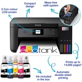 Epson EcoTank ET-2850 all-in-one inkjetprinter Zwart, Afdruk, Scan, Kopie, USB, WiFi
