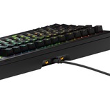 Glorious GMMK 3 75% Prebuilt Wired Black RGB mechanisch gaming toetsenbord Zwart, US lay-out (QWERTY), Glorious Fox, 75%, 75%, RGB, GPBT-doubleshot keycaps, Knob