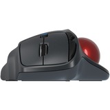 KeySonic KSM-6101RF-EGT trackball Zwart/rood, 600 - 1000 DPI