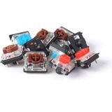 Keychron Gateron Low Profile MX Switch Set - Red, 35 Switches keyboard switches Rood/transparant
