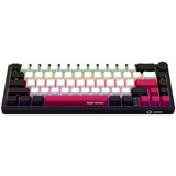 LORGAR KBP70MW, gaming toetsenbord Zwart, US lay-out, LOGAR Toxic Purple, 65%, RGB, Hot-swappable, PBT Double-shot, Bluetooth / 2.4GHz / USB