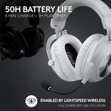 Logitech G PRO X 2 LIGHTSPEED Wireless over-ear gaming headset Wit, Pc, PlayStation 5, PlayStation 4, Nintendo Switch