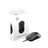 MSI FORGE GM320 gaming muis Zwart, 800 - 12.800 DPI, RGB