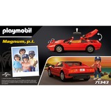 PLAYMOBIL Famouse cars - Magnum, p.i. Ferrari 308 GTS Quattrovalvole Constructiespeelgoed 71343
