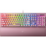 Razer BlackWidow V3 Quartz, gaming toetsenbord Roze, US lay-out, Razer Green, RGB leds, Doubleshot ABS