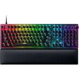Razer Huntsman V2, gaming toetsenbord Zwart, US lay-out, Razer Clicky Optical (Purple), RGB leds, PBT Double Shot