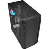 Sharkoon AK2 RGB midi tower behuizing Zwart | 2x USB-A | 1x USB-C | RGB | Tempered Glass