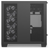 Sharkoon Steel Shark midi tower behuizing Zwart | 2x USB-A | 1x USB-C | RGB | Tempered Glass