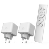 Trust Slimme WiFi Stekkerset Wit, 2 stekkers | energiemeting | afstandsbediening