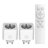 Trust Slimme WiFi Stekkerset Wit, 2 stekkers | energiemeting | afstandsbediening