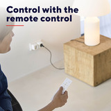 Trust Slimme WiFi Stekkerset Wit, 2 stekkers | energiemeting | afstandsbediening