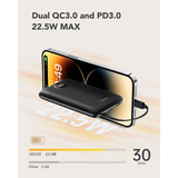 VEGER C11C powerbank 10.000mAh Zwart