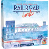White Goblin Games Railroad Ink: Diepblauwe versie Dobbelspel Nederlands, 1 - 6 spelers, 30 minuten, Vanaf 8 jaar