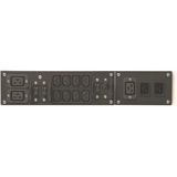 APC Service Bypass Panel 230V 32A BBM Zwart, 8x C13 en 2x C19 uitgangen, SBP5000RMI2U