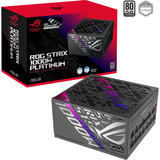 ASUS ROG Strix Platinum (ROG Equalizer) modulaire 1000 watt voeding  Zwart, 1x 12V-2x6, 4x PCIe