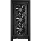 Corsair FRAME 4000D RS midi tower behuizing Zwart | 2x USB-A | 1x USB-C | Tempered Glass