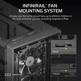 Corsair FRAME 4000D RS midi tower behuizing Zwart | 2x USB-A | 1x USB-C | Tempered Glass