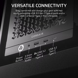 Corsair FRAME 4000D RS midi tower behuizing Zwart | 2x USB-A | 1x USB-C | Tempered Glass