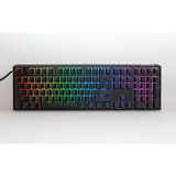 Ducky One 3 Classic RGB mechanisch toetsenbord Zwart, US lay-out (QWERTY), Cherry MX Silent Red, 100%, RGB led, Double-shot PBT, Hot-swappable, QUACK Mechanics