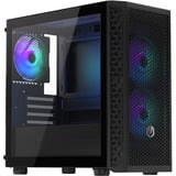 ENDORFY Signum M30 ARGB mini tower behuizing Zwart | 2x USB-A | 1x USB-C | RGB | Tempered Glass