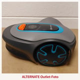 GARDENA Robotmaaier SILENO minimo 500 Grijs/turquoise, 500 m², Li-ion accu + Basisstation inbegrepen, Bluetooth