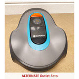 GARDENA Robotmaaier SILENO minimo 500 Grijs/turquoise, 500 m², Li-ion accu + Basisstation inbegrepen, Bluetooth