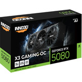 INNO3D GeForce RTX 5080 X3 Gaming OC grafische kaart DLSS 4, 3x DisplayPort, 1x HDMI 2.1