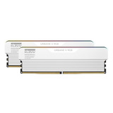 KLEVV URBAN V RGB 32 GB DDR5-6000 (2x 16 GB) werkgeheugen Wit, KD5AGUA80-60A300M, XMP 3.0, EXPO