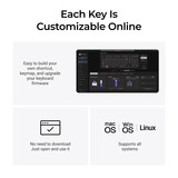 Keychron Q5 HE 8K Magnetic Switch Keyboard Zwart, US lay-out (QWERTY), Keychron Ultra-Fast Lime, 96%, RGB leds, OSA double-shot PBT, hot swap, Knob