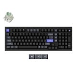 Keychron Q5 HE 8K Magnetic Switch Keyboard, toetsenbord Zwart, US lay-out, Keychron Ultra-Fast Lime, RGB leds, 96%, OSA double-shot PBT, hot swap, Knob