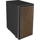 Lian Li B4-mATX Vertical AeroDeck, tower behuizing Zwart/houtkleur