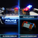 Lumibricks Cyberpunk Neoncity - Police Patrol Car Constructiespeelgoed F9043