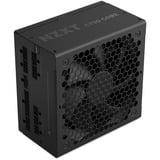 NZXT C750 Gold Core, 750 Watt voeding  Zwart, 1x 12VHPWR, 2x PCIe, kabelmanagement