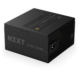 NZXT C750 Gold Core modulaire 750 watt voeding  Zwart, 1x 12V-2x6, 2x PCIe
